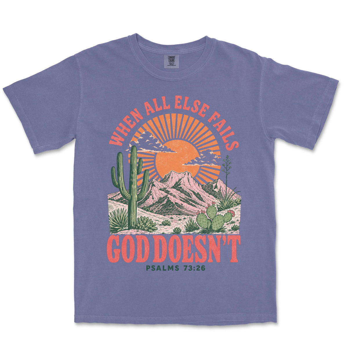 When All Else Fails God Doesn't | Grape front