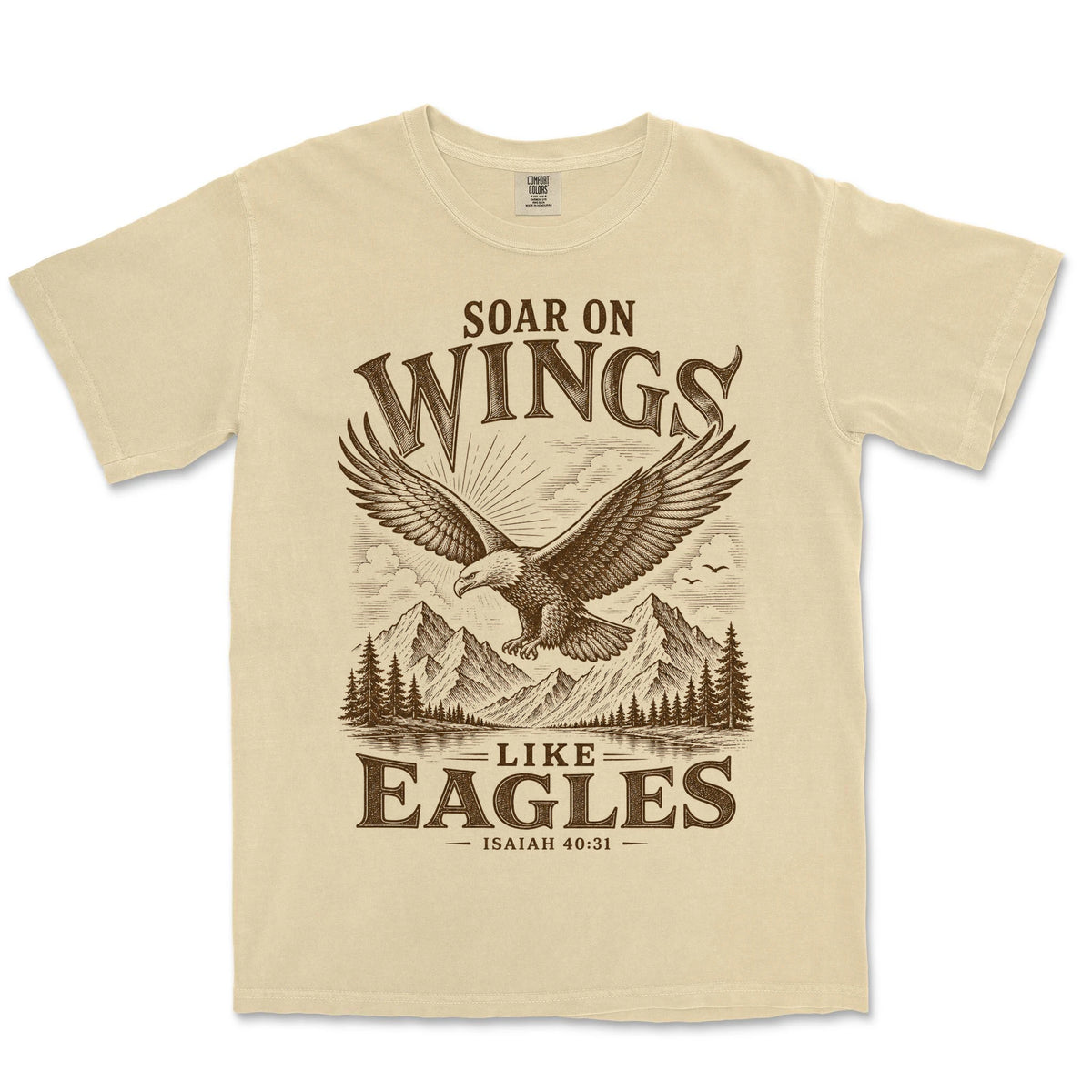 Soar On Wings Like Eagles | Banana front