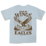 Soar On Wings Like Eagles | Chambray back