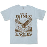 Soar On Wings Like Eagles | Chambray front