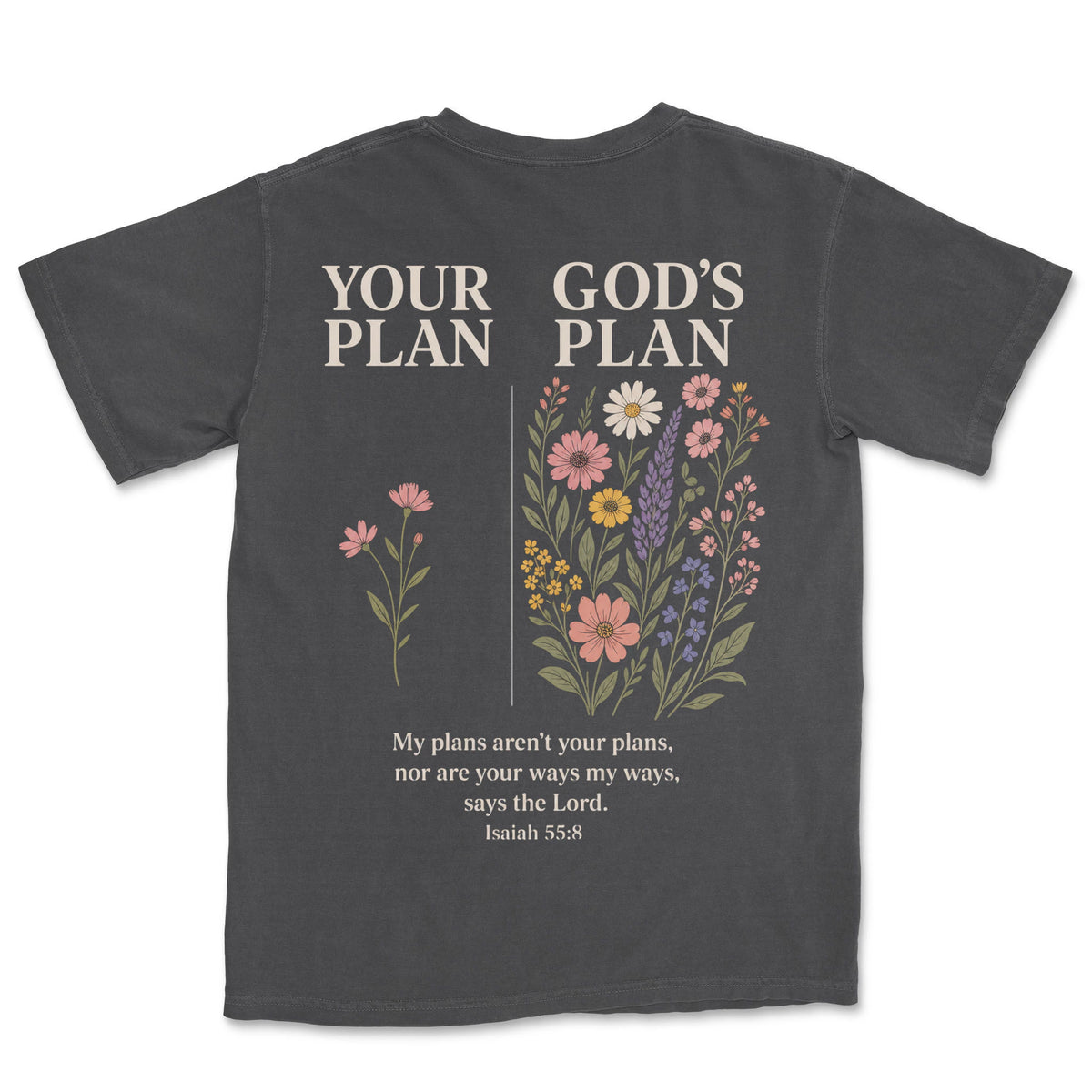 Your Plan, God's Plan | Graphite back
