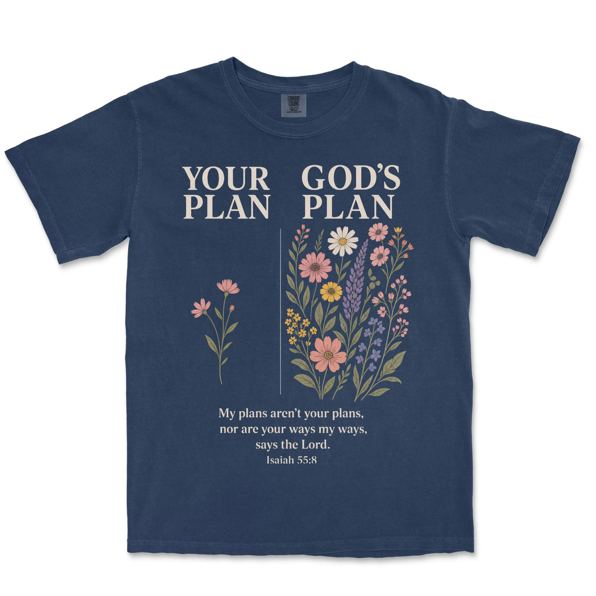 Your Plan, God's Plan | Navy front